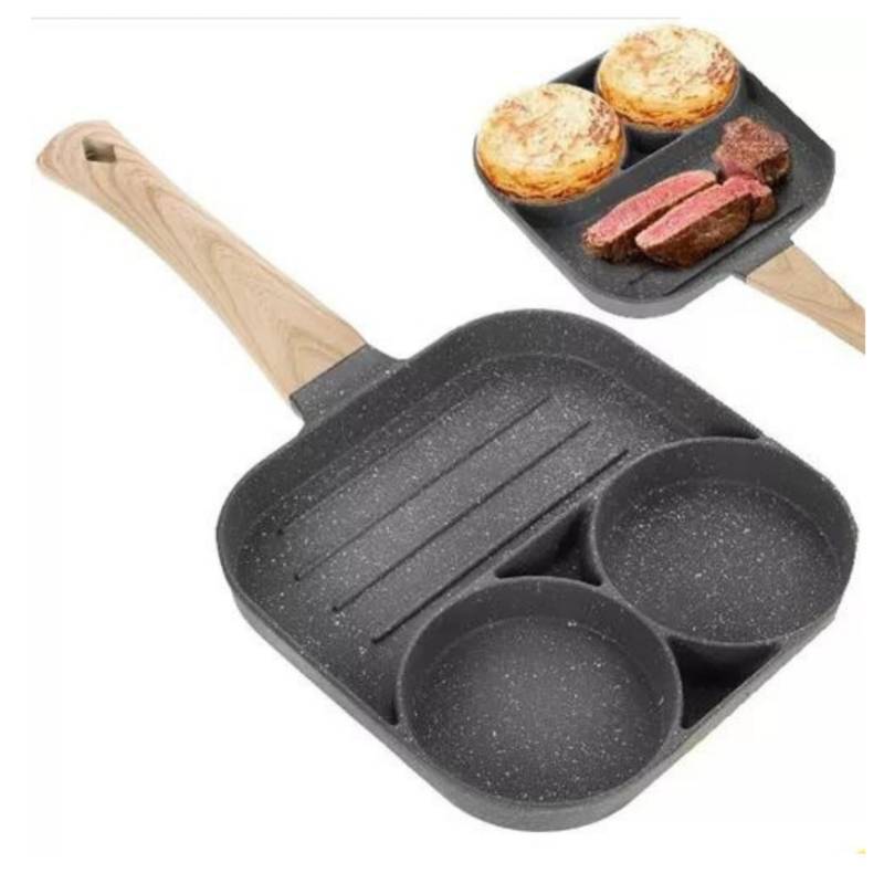 Sartén antiaderente 3 funciones en 1 + 30% OFF